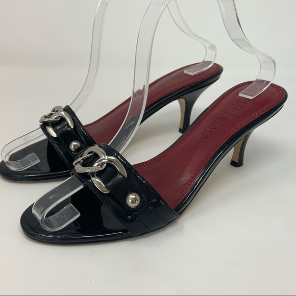 White House Black Market Randy Sandals Black - Picture 4 of 7